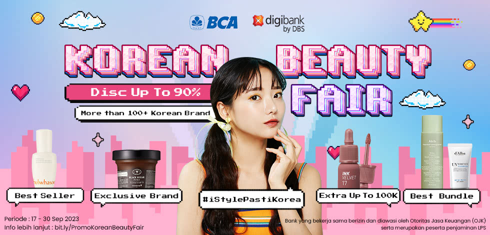 Korean Beauty Fair - Special Bank BCA & DBS