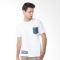 Men T-Shirt Dd1  - White