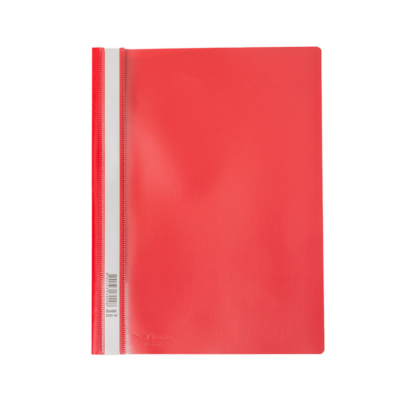 Bantex Quotation Folders with Coloured Back Cover A4 Red -3230 09