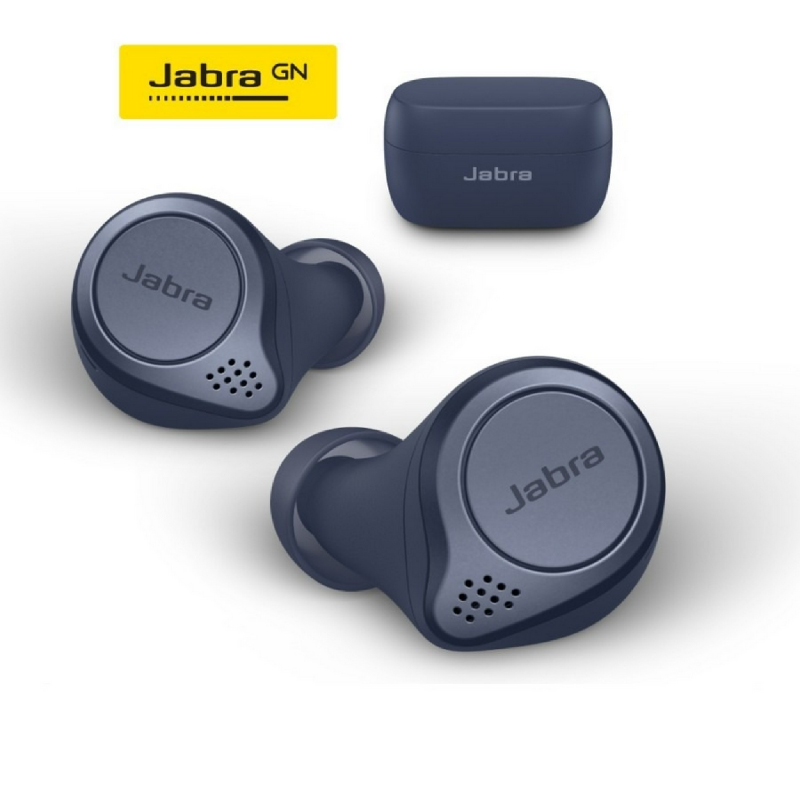 Jabra Elite Active 75t Active True Wireless Earbuds - Navy Blue
