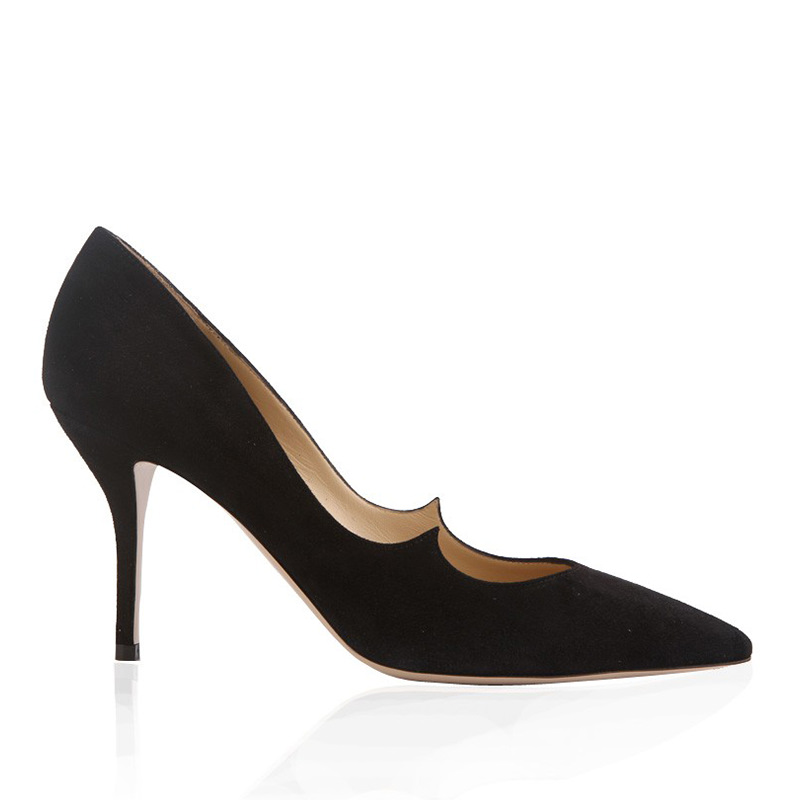 Paul Andrew Kimura Suede Pumps Black