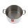 White Stockpot 28 cm with Glass Lid