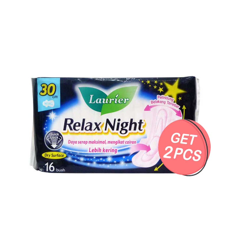 Laurier Relax Night Wing 30 Cm 16 S (Get 2)