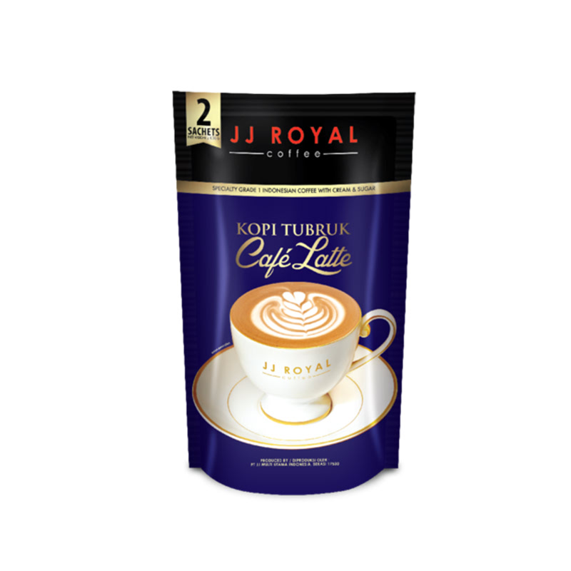 Jj Royal Kopi Tubruk Cafelatte 2 Sachet
