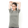Flexzone Lengan Pendek Wanita Olahraga Lari Aerobik Yoga grey