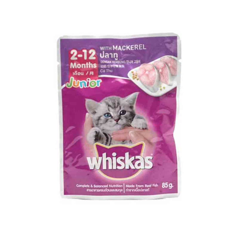Whiskas Kitten Mackerel Pouch 85 Gr