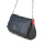 Calis Shoulder Bag Riviera Larger Black Navy Red