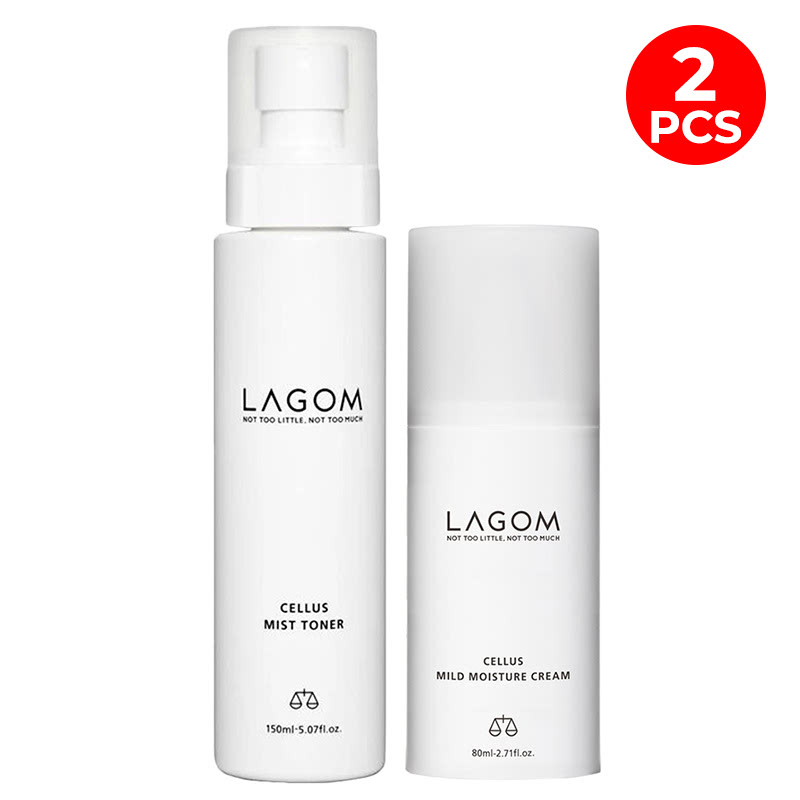 Lagom Cellus Mist Toner 150ml + Mild Moisture Cream 80ml