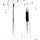 Armando Caruso Pointed Flat Silver Matte Lip Brush + Armando Caruso Duo Lip Liner Brush