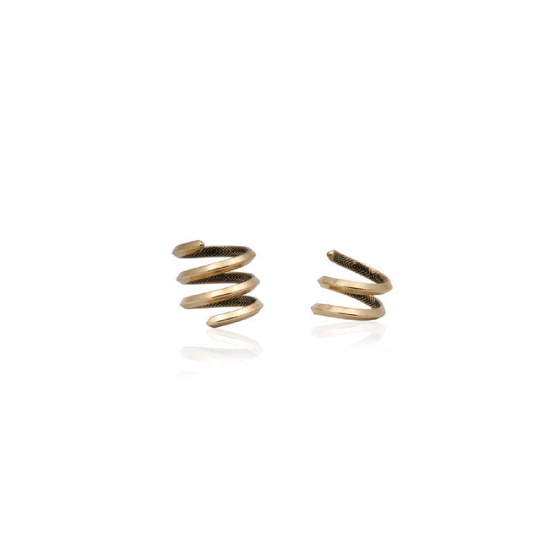 House of Harlow 1960 - Caral Culture Ring Set Gold (Size 6)