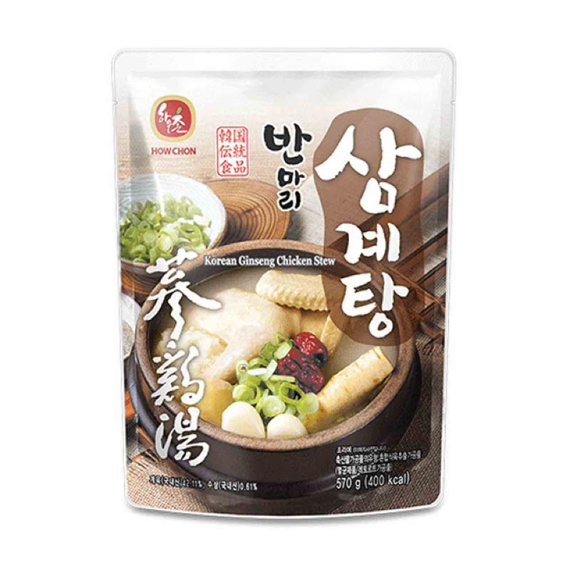How Chon Samgyetang Korean Ginseng Chicken Stew 570 g