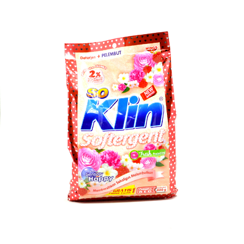 Soklin Detergent Red Bag 770 Gr