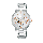 Alba AP6691X1 Ladies Silver Patterned Dial Stainless Steel Strap