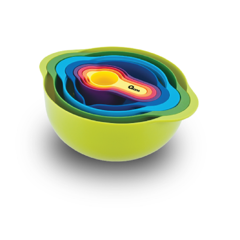 Oxone Rainbow 8 pcs Mixing Bowl Set