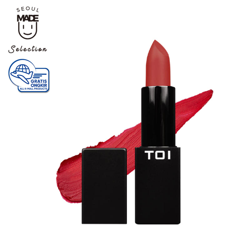 TOI Matte Rouge Lipstick T01.Party Red