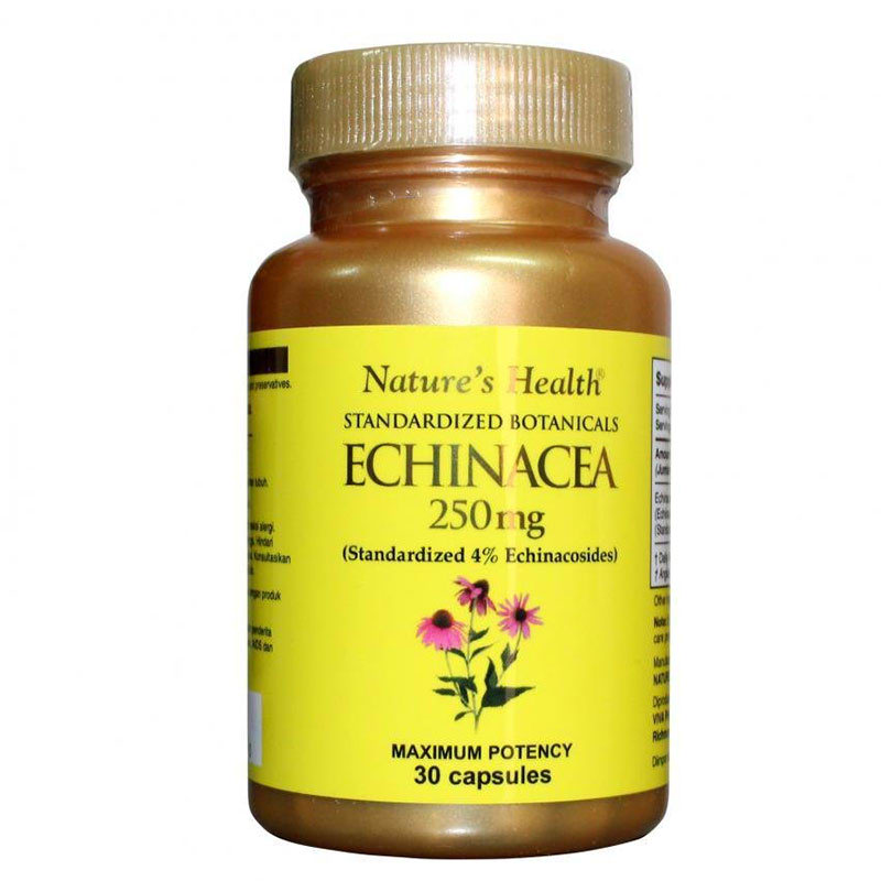 Natures Health Echinacea 250Mg 30 Caps