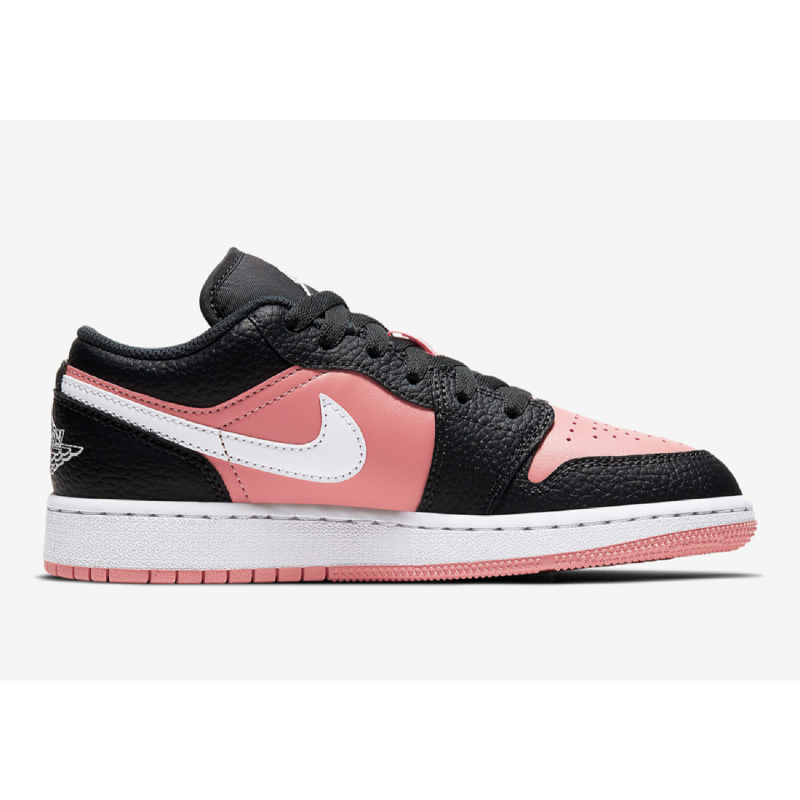 nike jordans pink and black