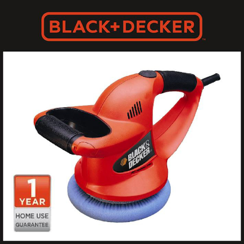 Black + Decker Polisher Mesin Poles Mobil Random Orbital