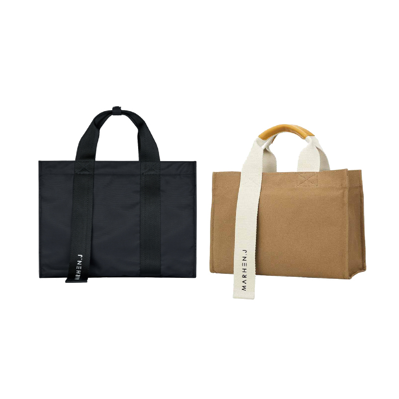 Marhen J Milly Bag Black + Rico Comfort Bag Sand Beige Set