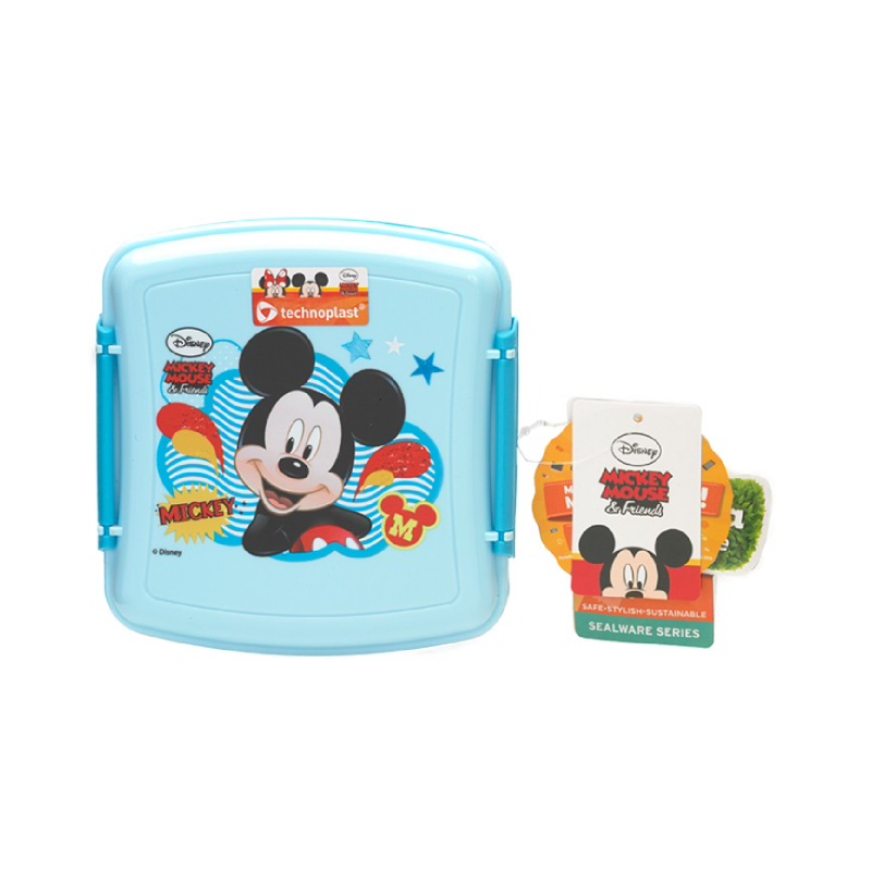 Mickey Blue Lunch Box Square
