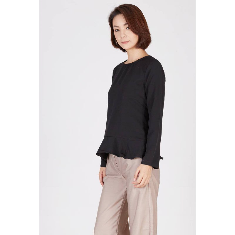 Raysel Knot Top Black