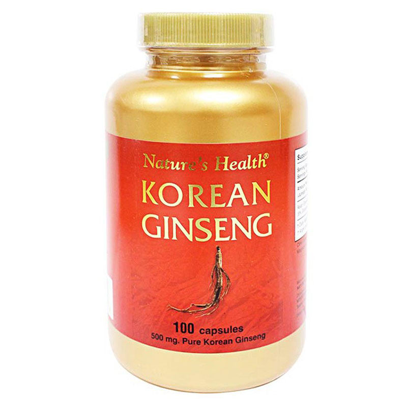 Natures Health Korean Ginseng 500 Mg 100 Caps