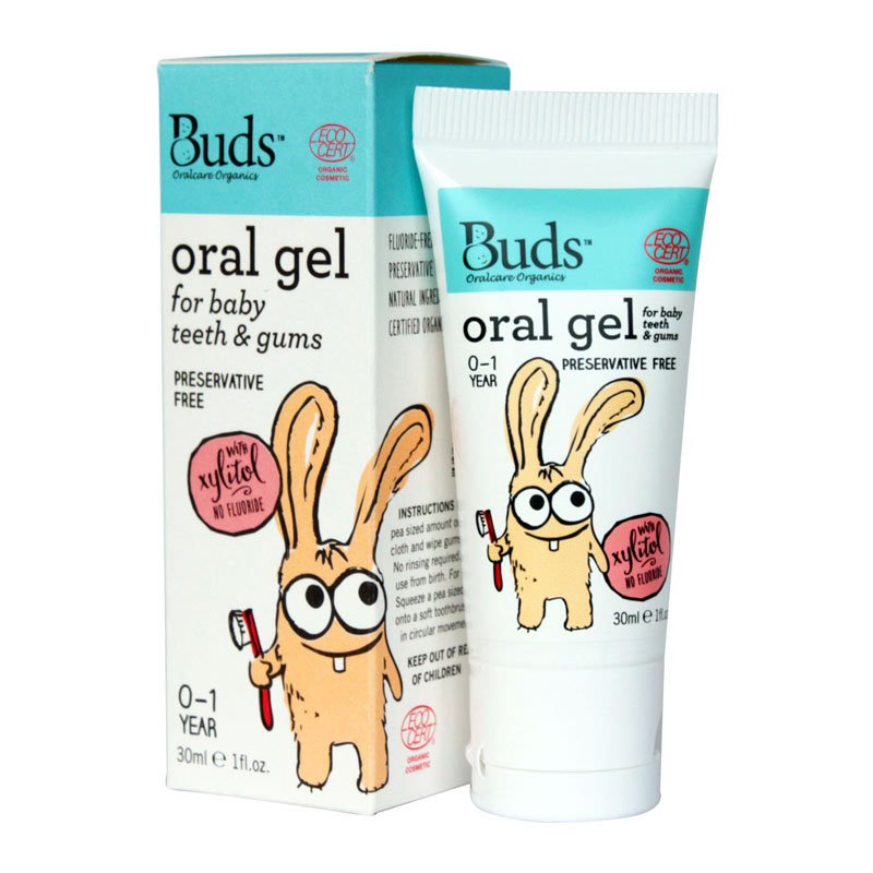 Buds Oralcare Organics - Oral Gel for Baby Teeth and Gums ( 0-1 year)