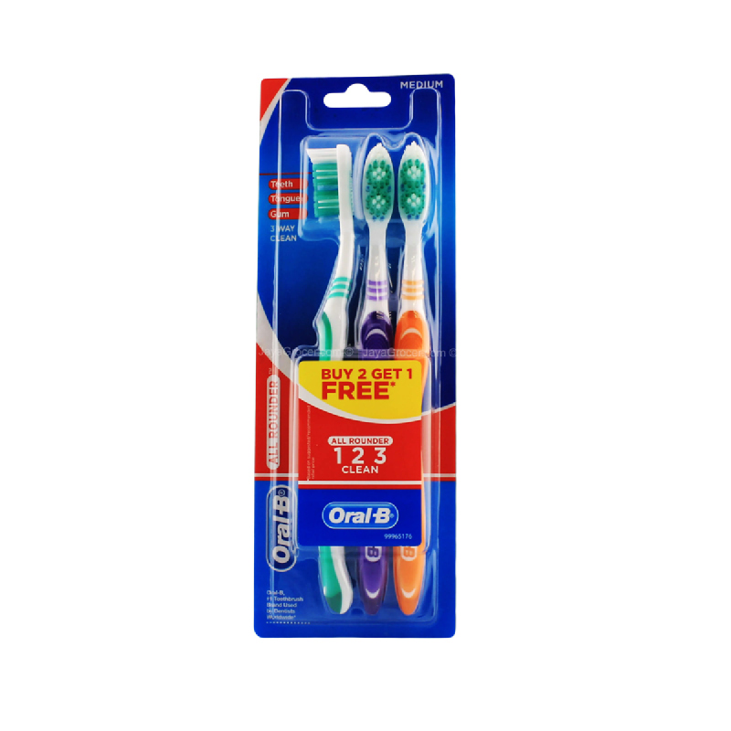 Oral B Pg All Rounder 123 Clean Med 3 S