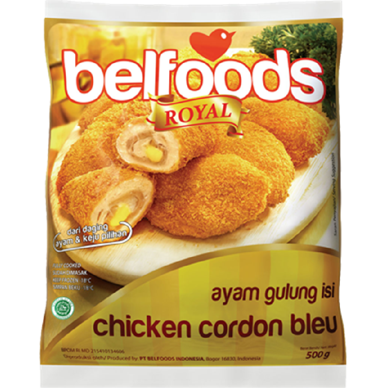 Belfoods Royal Chicken Cordon Blue 500G