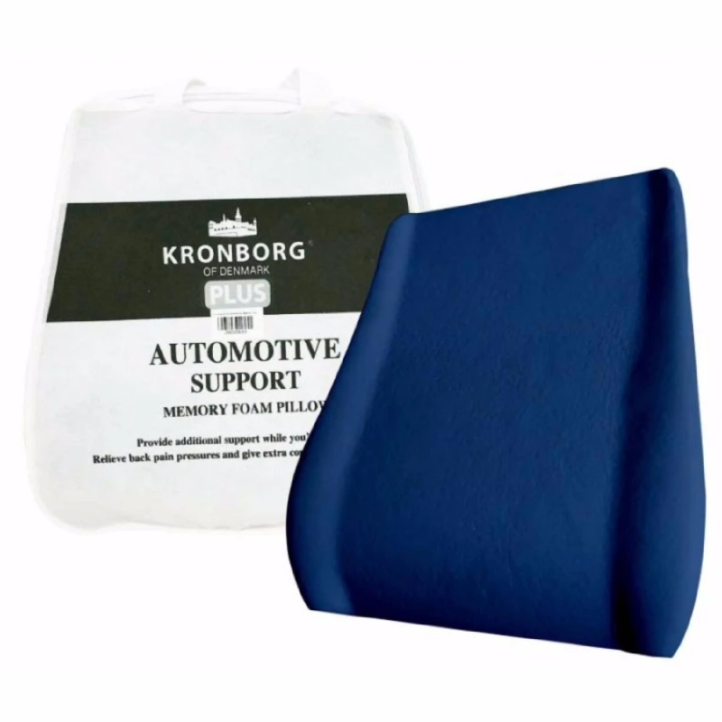 JYSK Automotive Support Pillow 44X41X12Cm Dark Blue