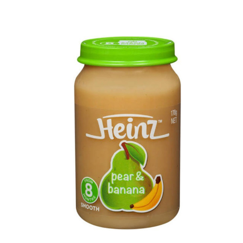 Heinz Smooth Pear & Banana 170Gr