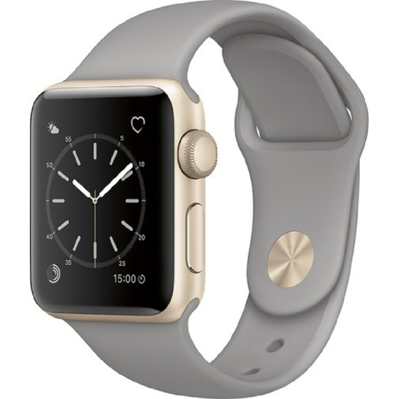 Apple Watch 2 - Series 1 Aluminum 38m Gold + Concrete