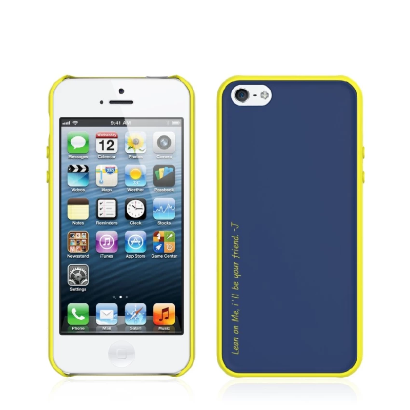 Amy for iphone 5-5s Monaco Biru-Hitam