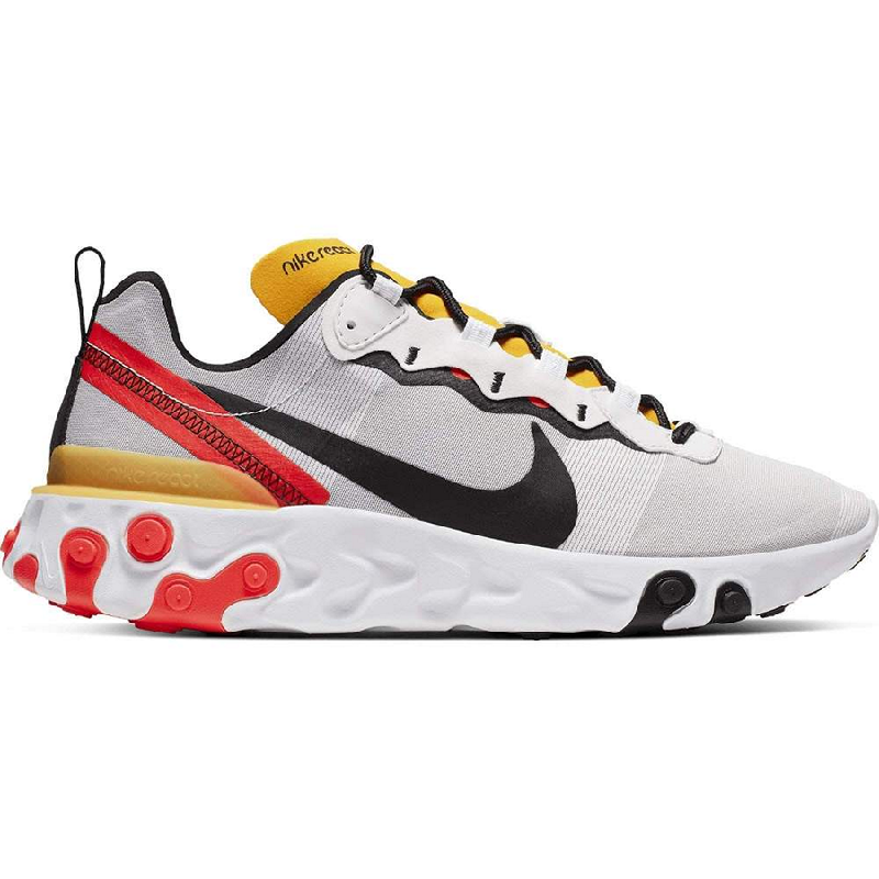 nike react 55 white orange