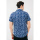 3Second Men Batik Shirt 1002.Blue