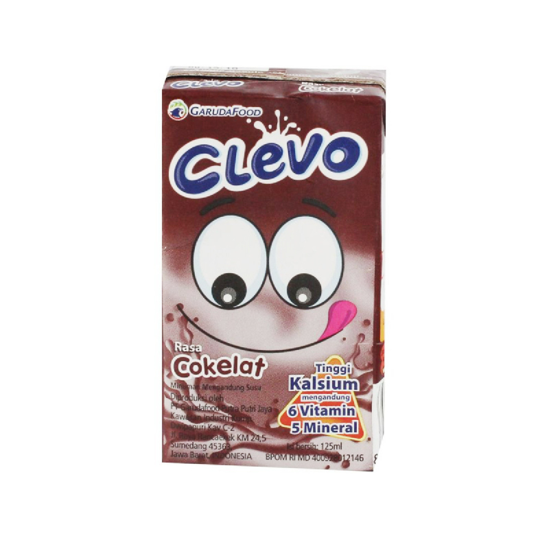 Clevo Susu UHT Rasa Coklat 125 Ml