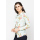 Agatha Long Sleeve Floral Button Up Top Green