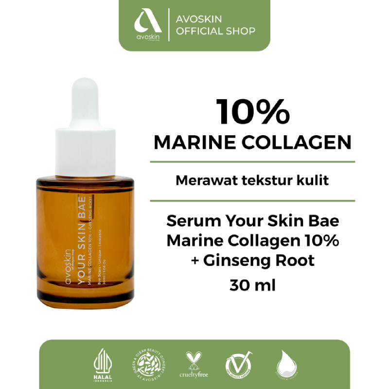 Serum Avoskin Your Skin Bae Marine Collagen 30ml-Merawat Tekstur Kulit