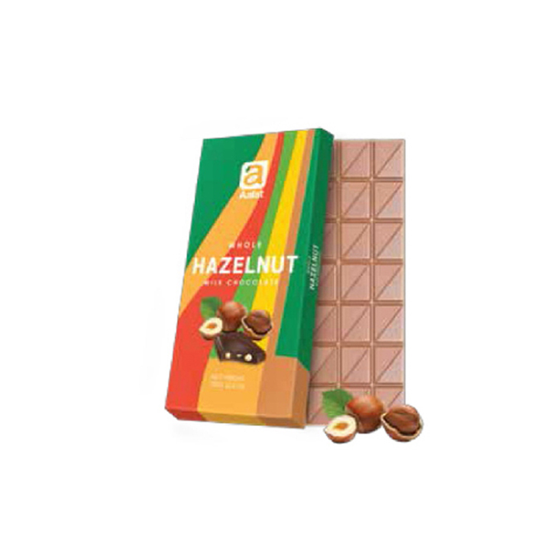 Aalst Chocolate Whole Hazelnut Milk Chocolate 100 Gr
