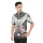 Agrapana Batik Slimfit Baju Kemeja Hem Batik Pria Cowok Lengan Pendek Modern Premium Laki Laki Labda Grey