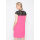 Agatha Black Lace Shoulder With Shocking Pink Dress Pink
