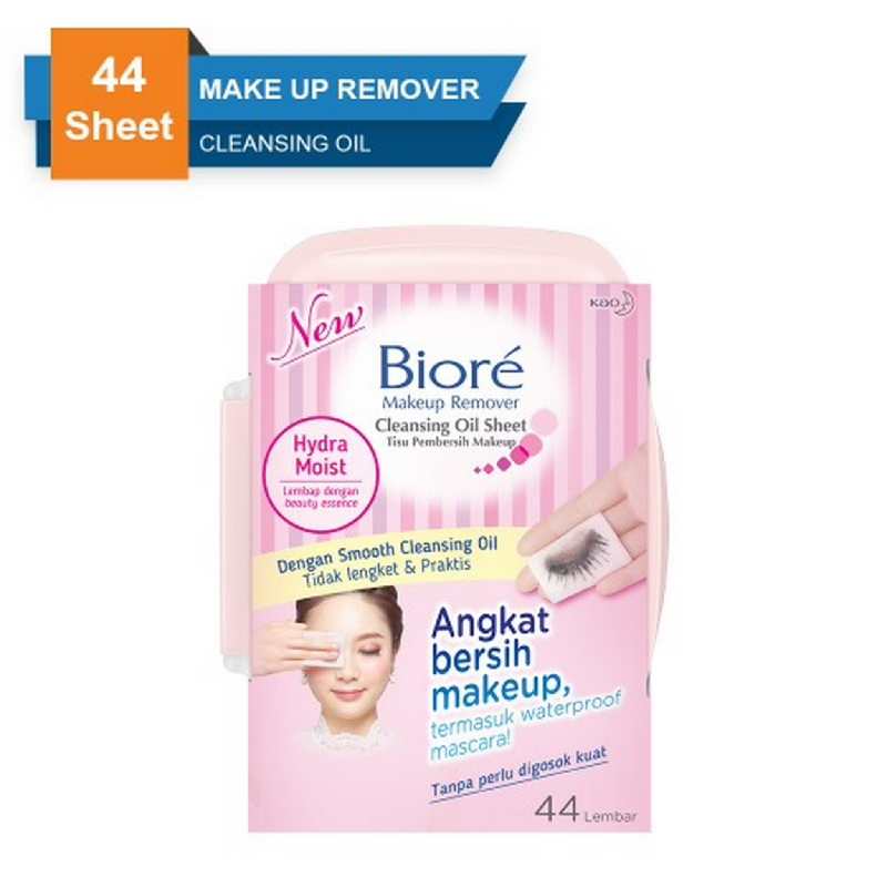 Biore Make Up Remover Cleansing Oil Sheet Box 44'S