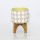 VASE DECO TRIBAL POT STAND GRA 20X26CM