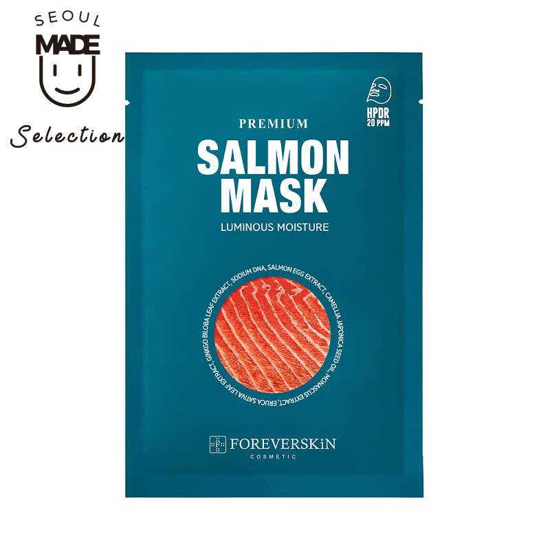 Forever Skin Luminous Moisture Salmon Mask (10 pcs)