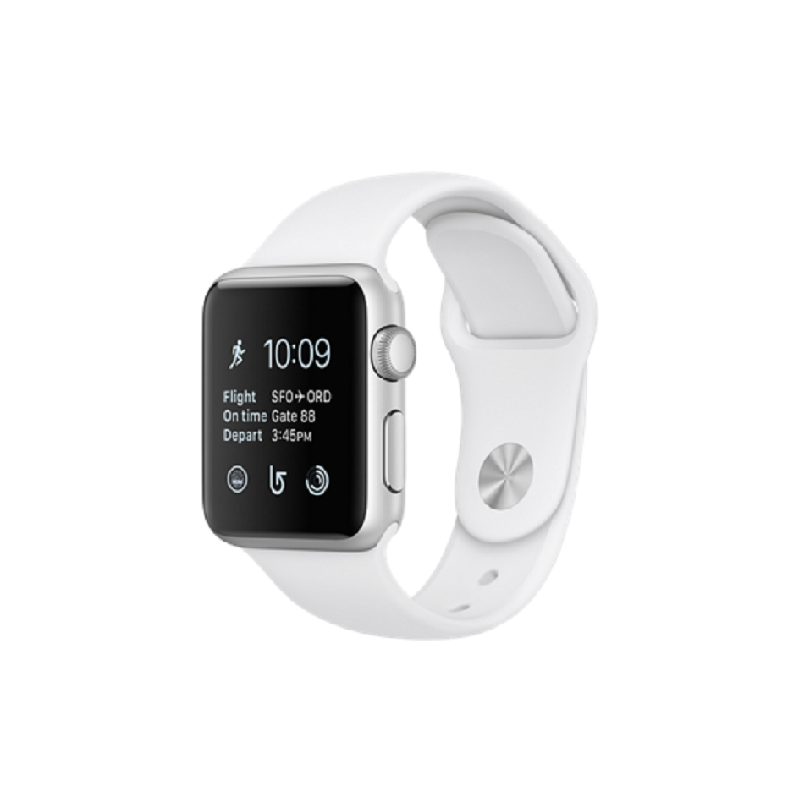 Apple Watch 2 - Series 1 Aluminum 38m Silver + Putih