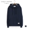 Delevingne Paris Claire Layered Hoodie Long Sleeve Big Size Unisex Navy