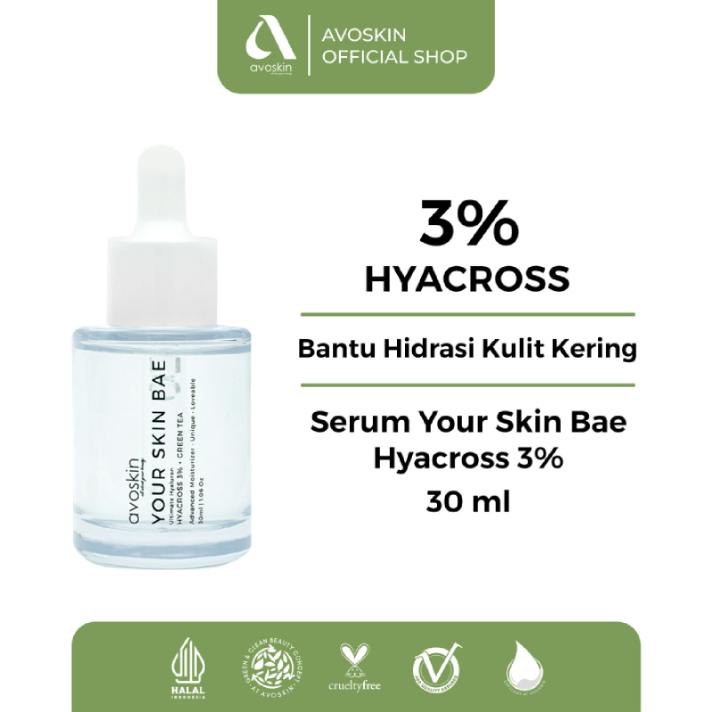 Serum Avoskin Your Skin Bae Hyacross 30ml-Menghidrasi Kulit Kering