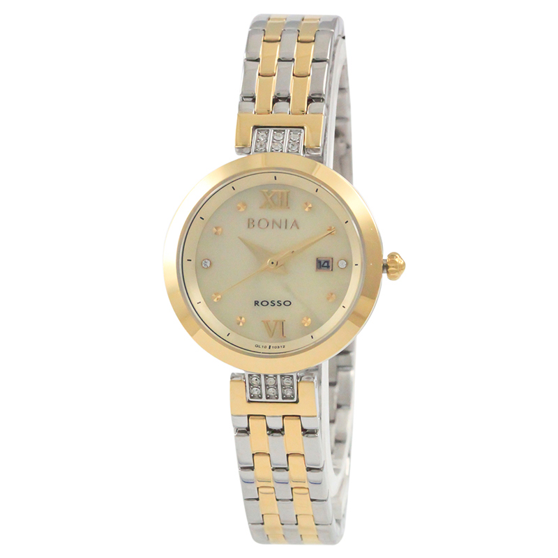 Bonia Rosso BR10312-2123 Jam Tangan Wanita Silver Gold ...