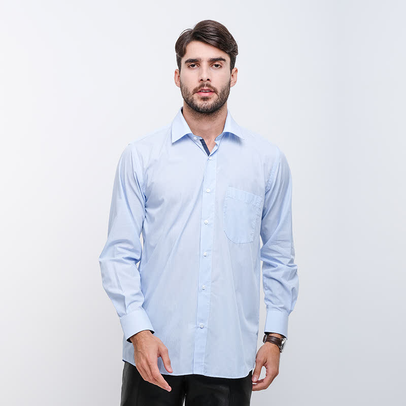 Gianni Visentin Regular Shirt Biru
