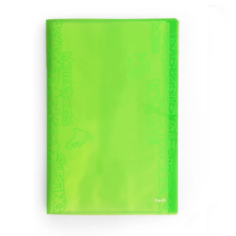 Bantex PP Jolly Bright Display Book (30 Pocket) Folio Grass Green -3196 15